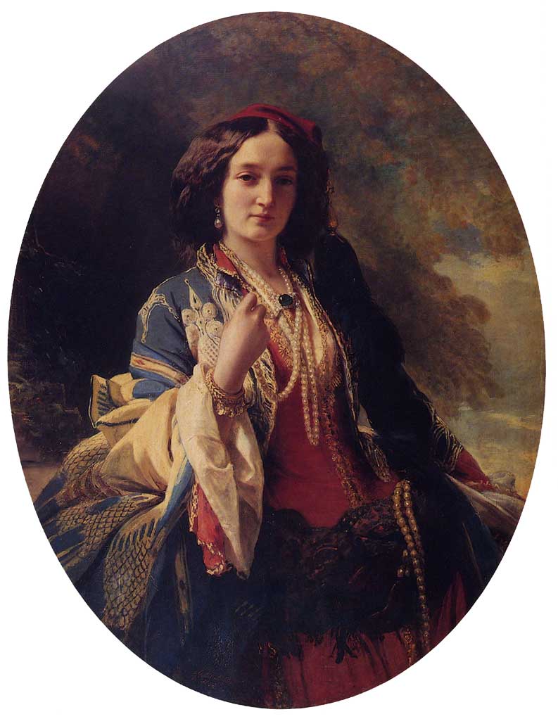 Franz Xaver Winterhalter Katarzyna Branicka, Countess Potocka